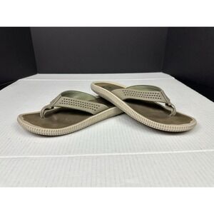 Olukai ULELE Men's Clay / Mustang Water Beach Flip Flops Size 9M